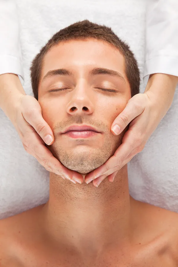 HydraFacial-Treatment A man gets a facial treatment. Get a HydraFacial treatment from Jennifer Jose-Cappola, MD in Stamford.