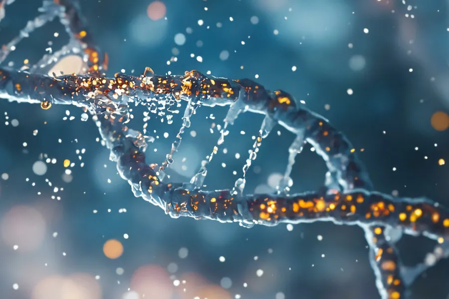 Regenerative-Medicine-Clinic 3D illustration of a DNA spiral. Schedule regenerative medicine treatment from Jennifer Jose-Cappola, MD in Stamford.